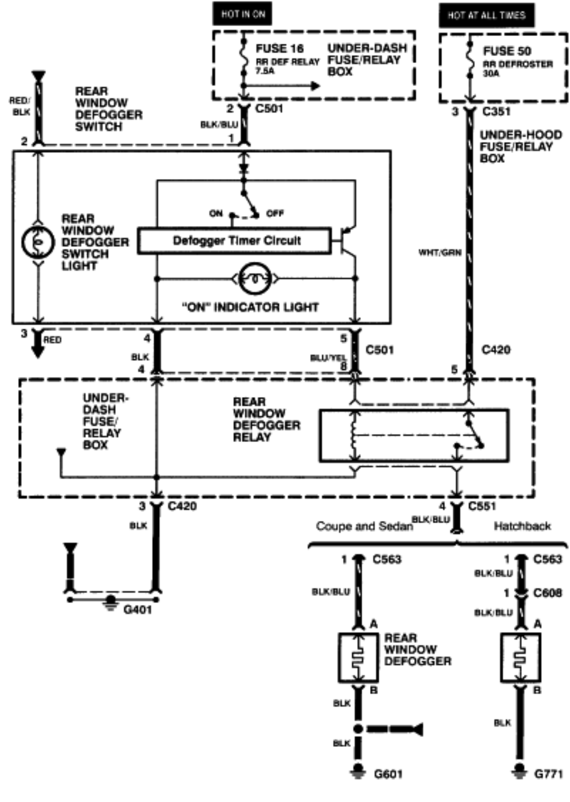 Honda Vehicles 1997  civic schematic