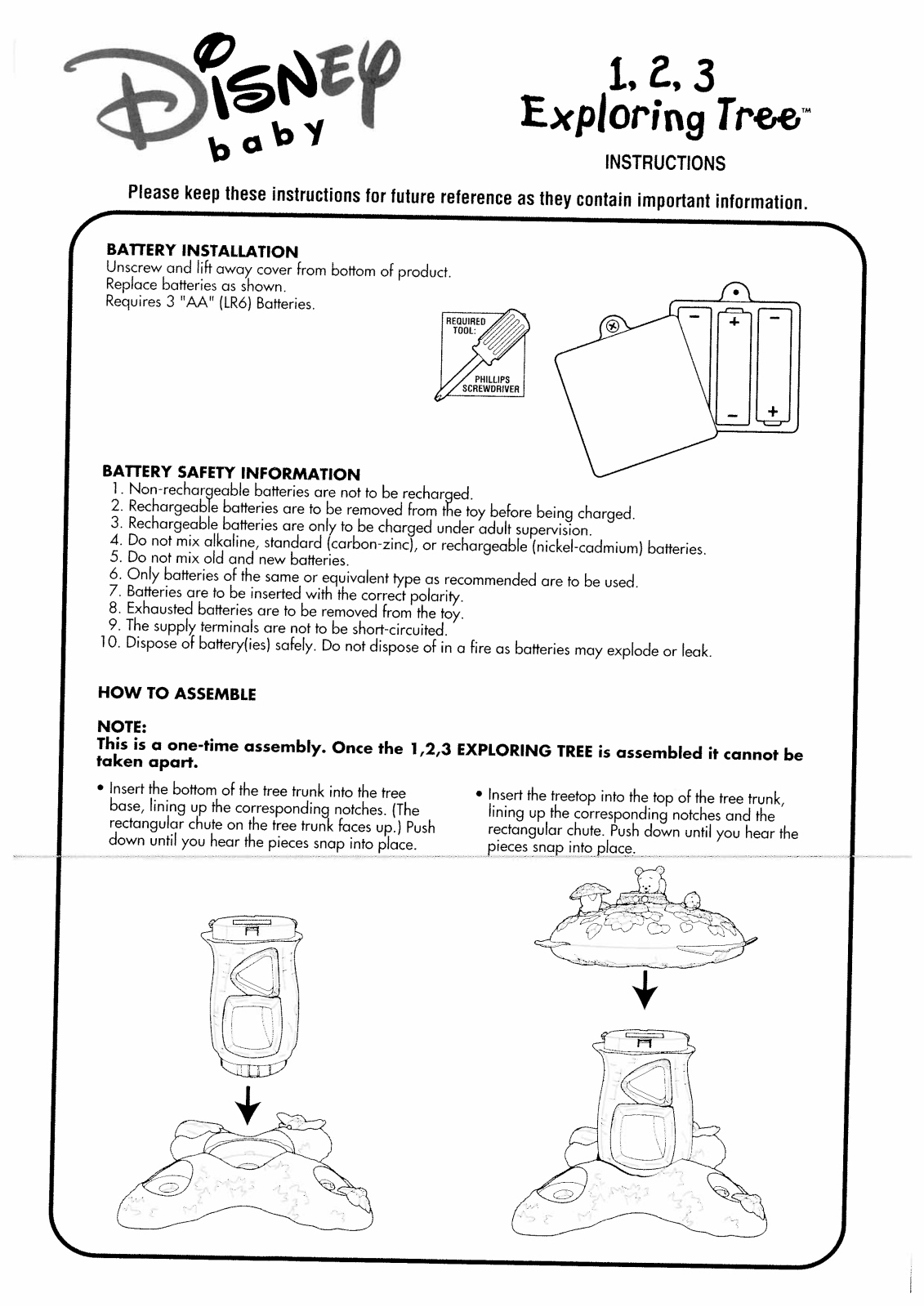 Fisher-Price 94966 Instruction Sheet