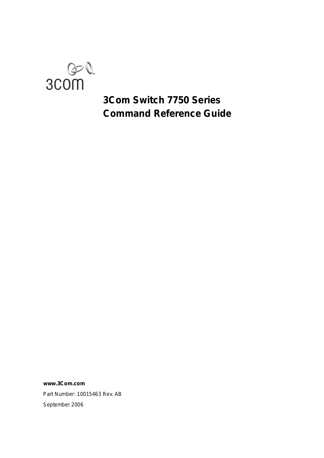 3COM 7750 User Manual