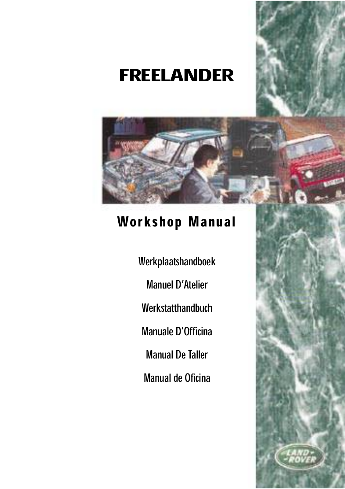 Land Rover Freelander 1998, Freelander 1999, Freelander 2000 User Manual