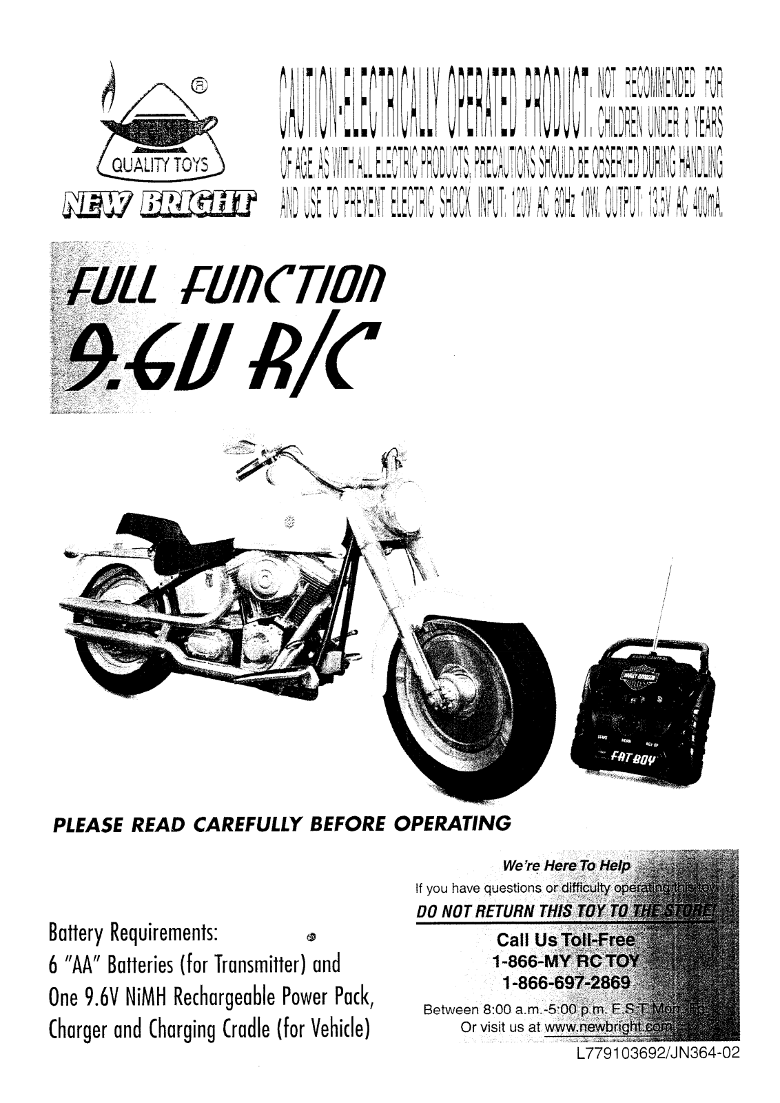 New Bright Co 9311HS, 931HS User Manual