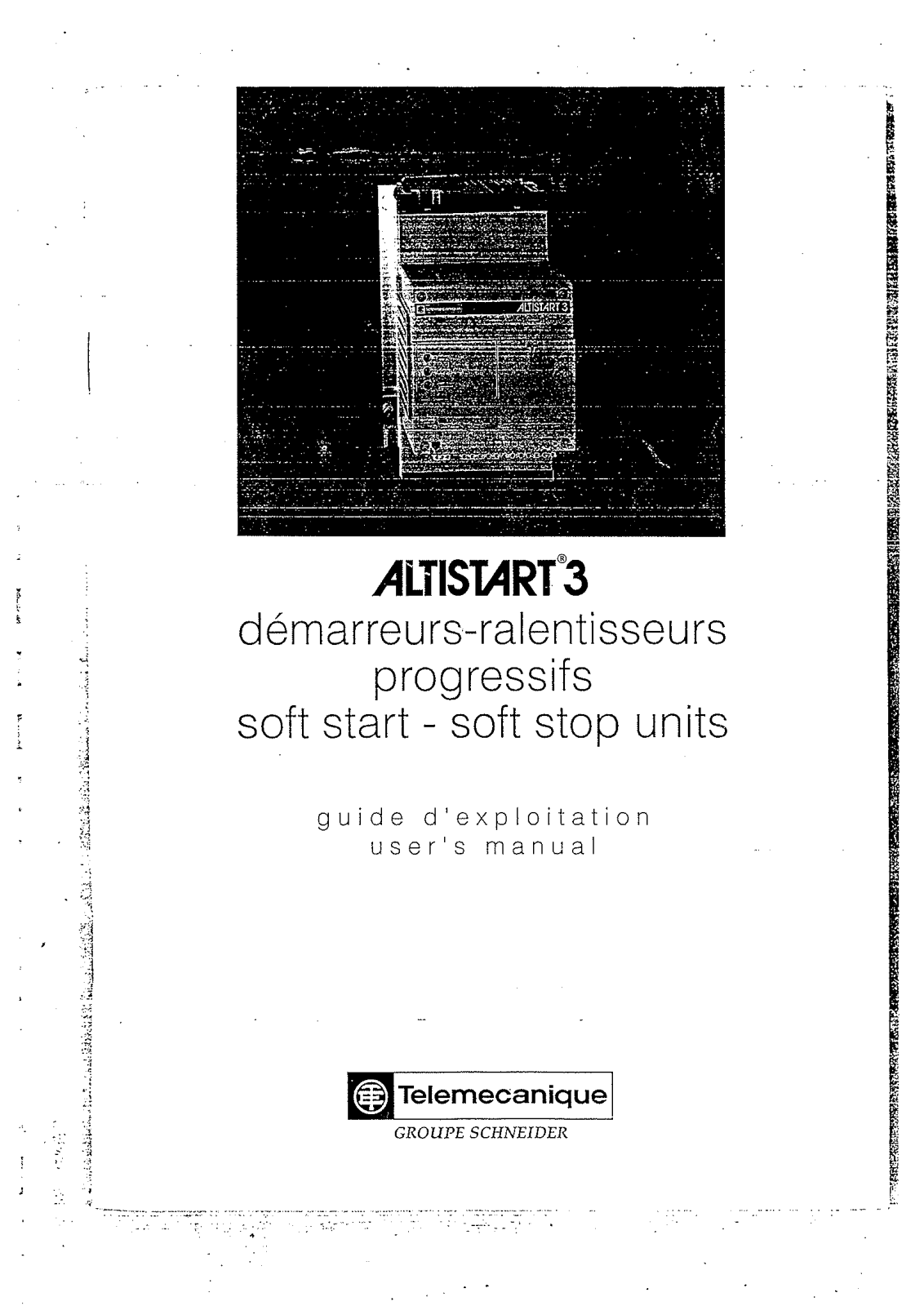 TELEMECANIQUE ALTISART 3 User Manual