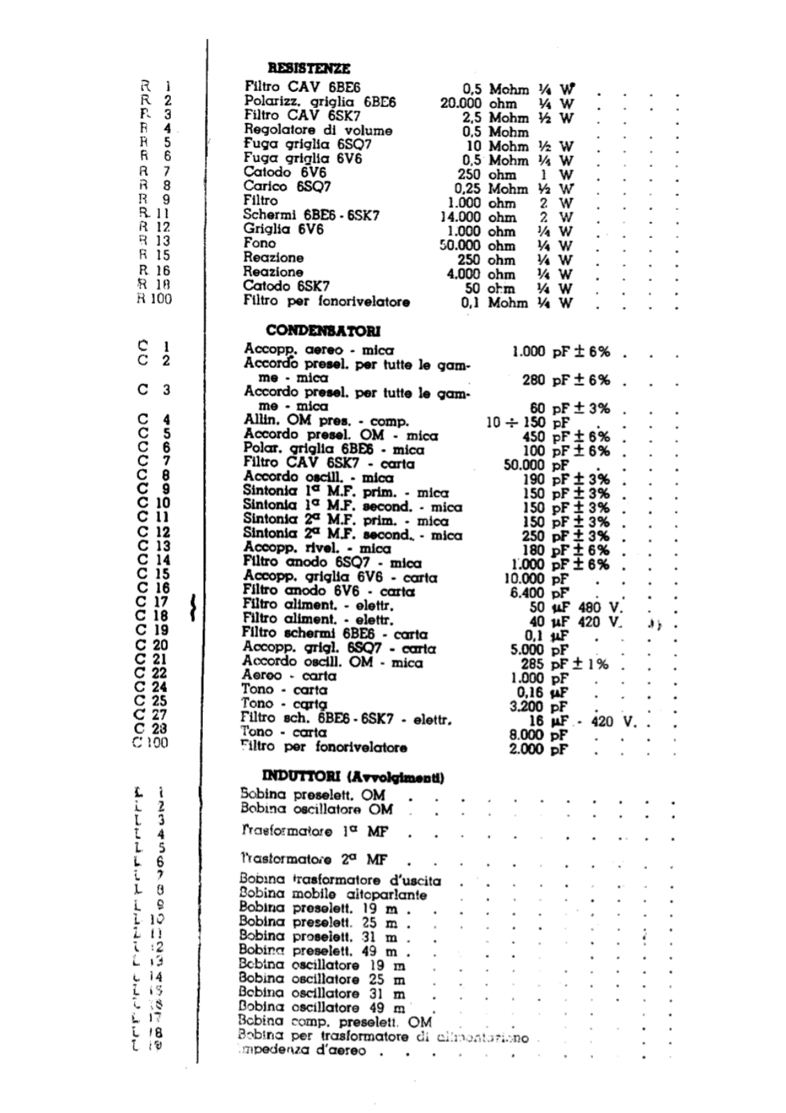 Radiomarelli 119  2 components