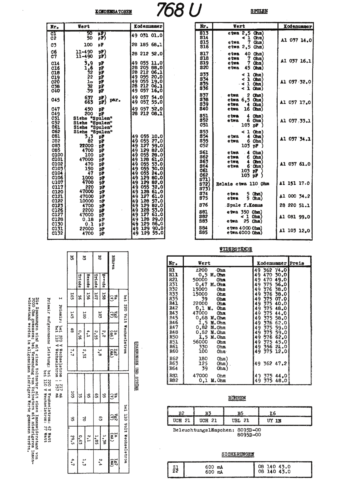 Philips 768-U Service Manual