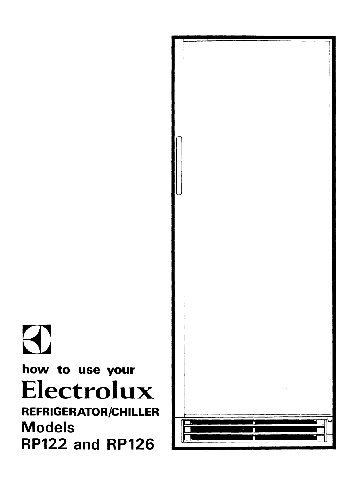 Electrolux RP126, RP122 User Manual