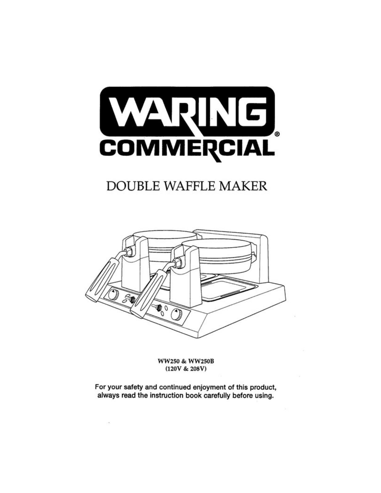 Waring WW250, WW250B User Manual