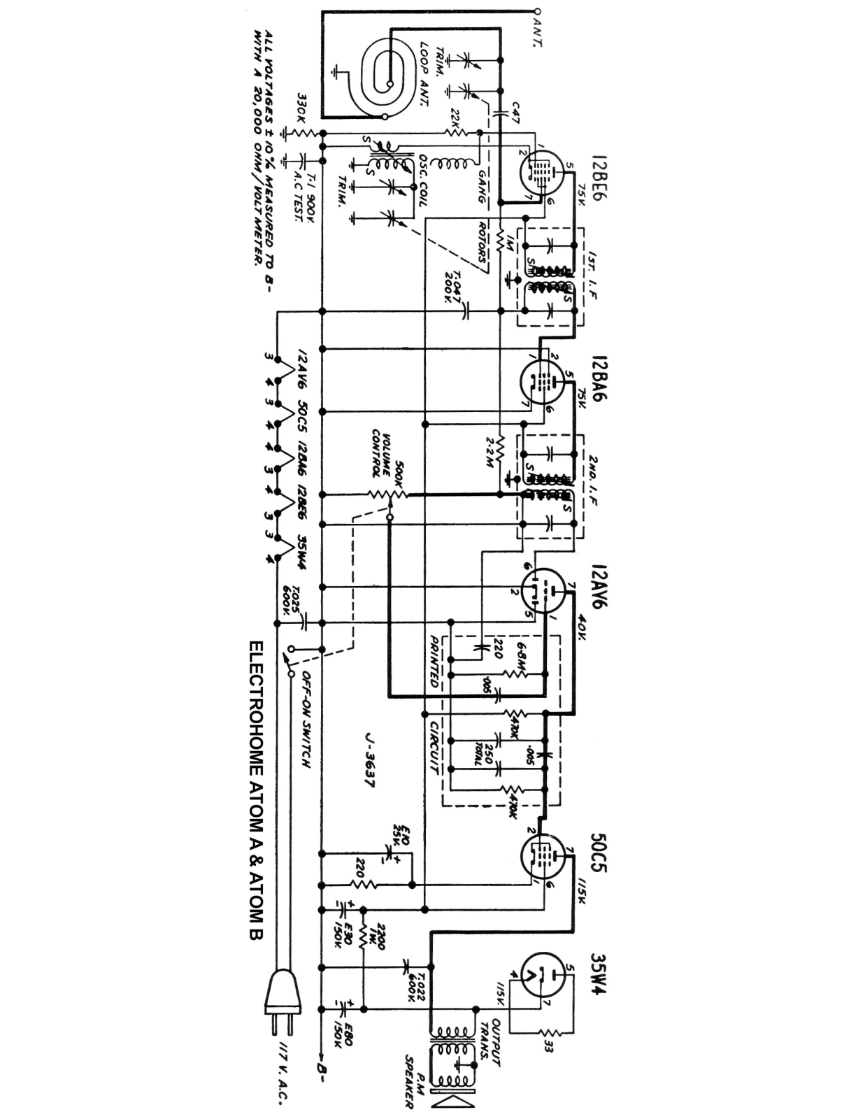 ElectroHome Atom, Atom B Schematic 1 - ManualMachine.com
