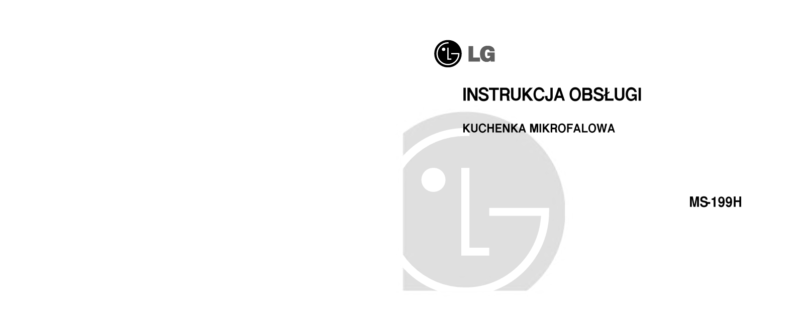 Lg MS-199H User Manual