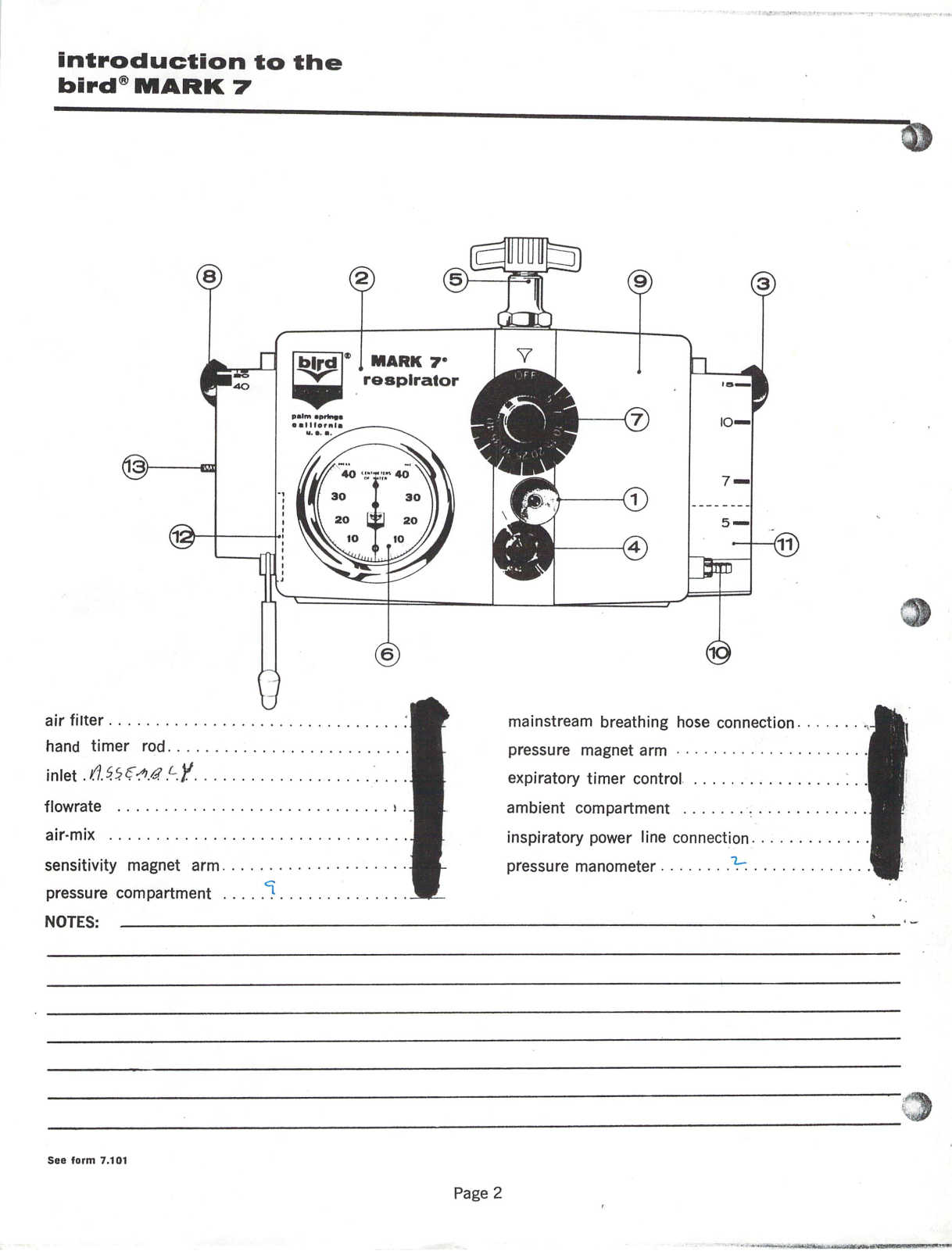 Bird Mark 7, Mark10, Mark14 User manual - ManualMachine.com