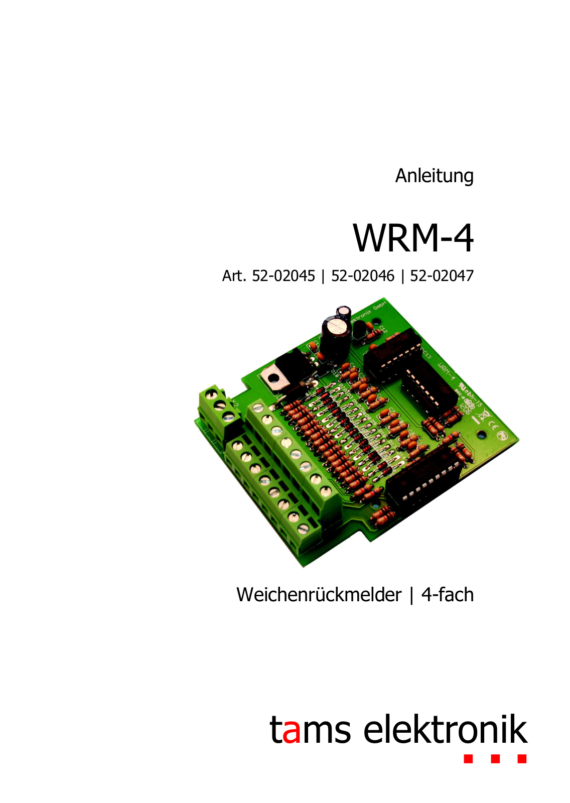 TAMS Elektronik WRM-4 User manual