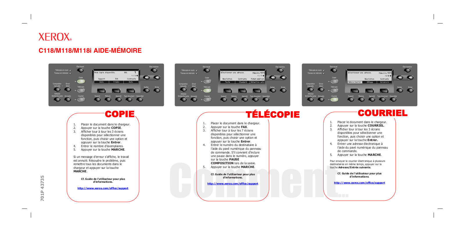 Xerox C118, M118, M118i User Guide