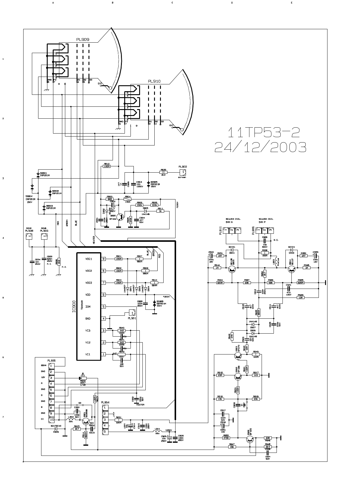 Vestel 11TP53-2 schematic