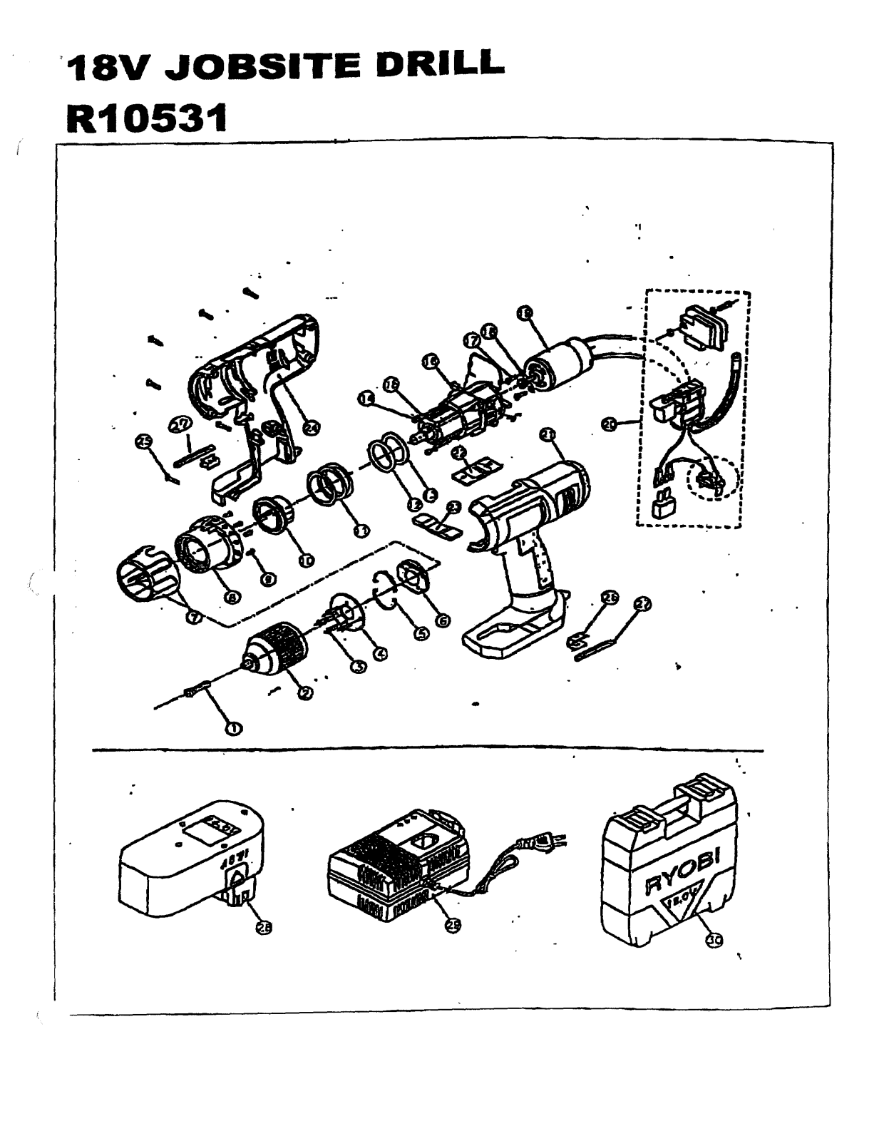 Ryobi R10531 User Manual