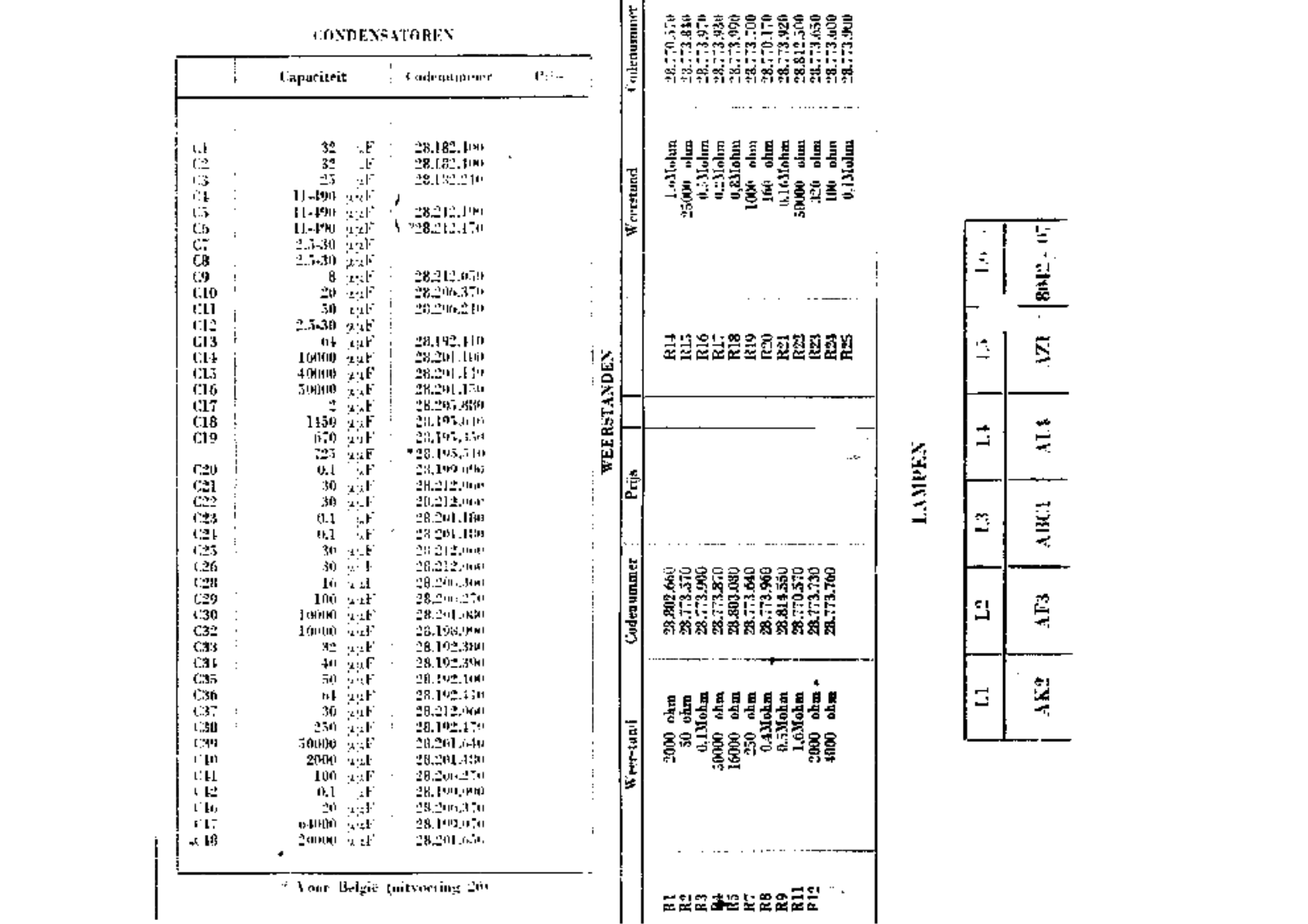 Philips 461a components