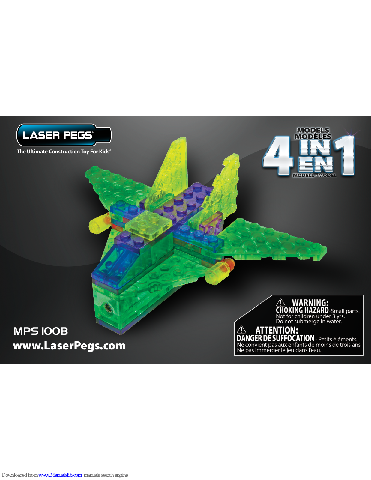 Laser Pegs MPS 100B User Manual