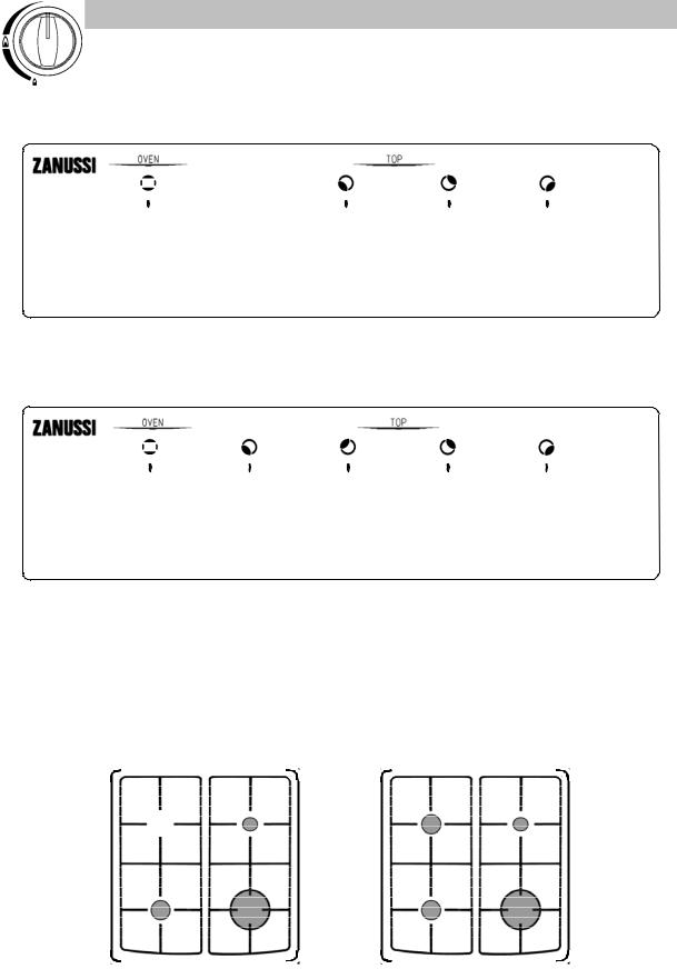 Zanussi ZCG55JGW, ZCG55MGW, ZCG55LGW, ZCG55KGW User Manual