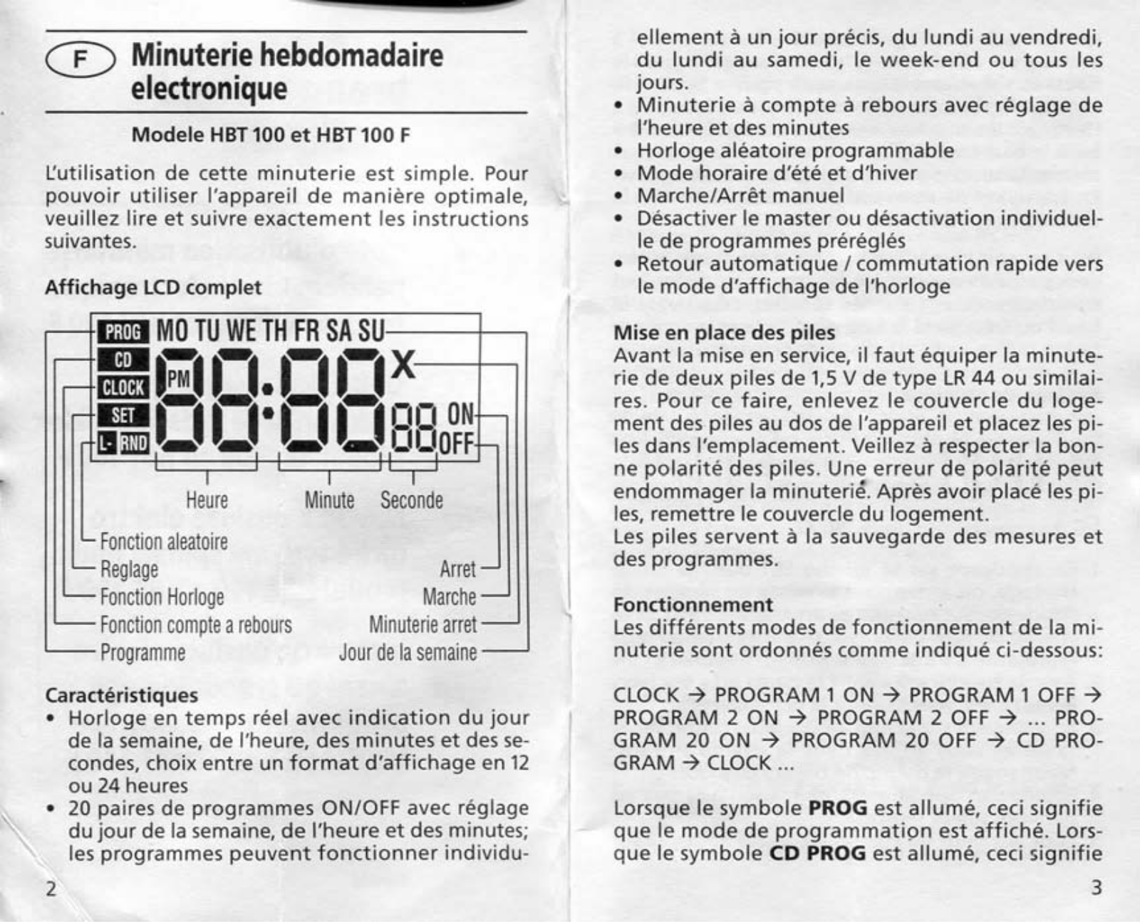 BRENNENSTUHL HBR 100 F, HBT 100 User Manual