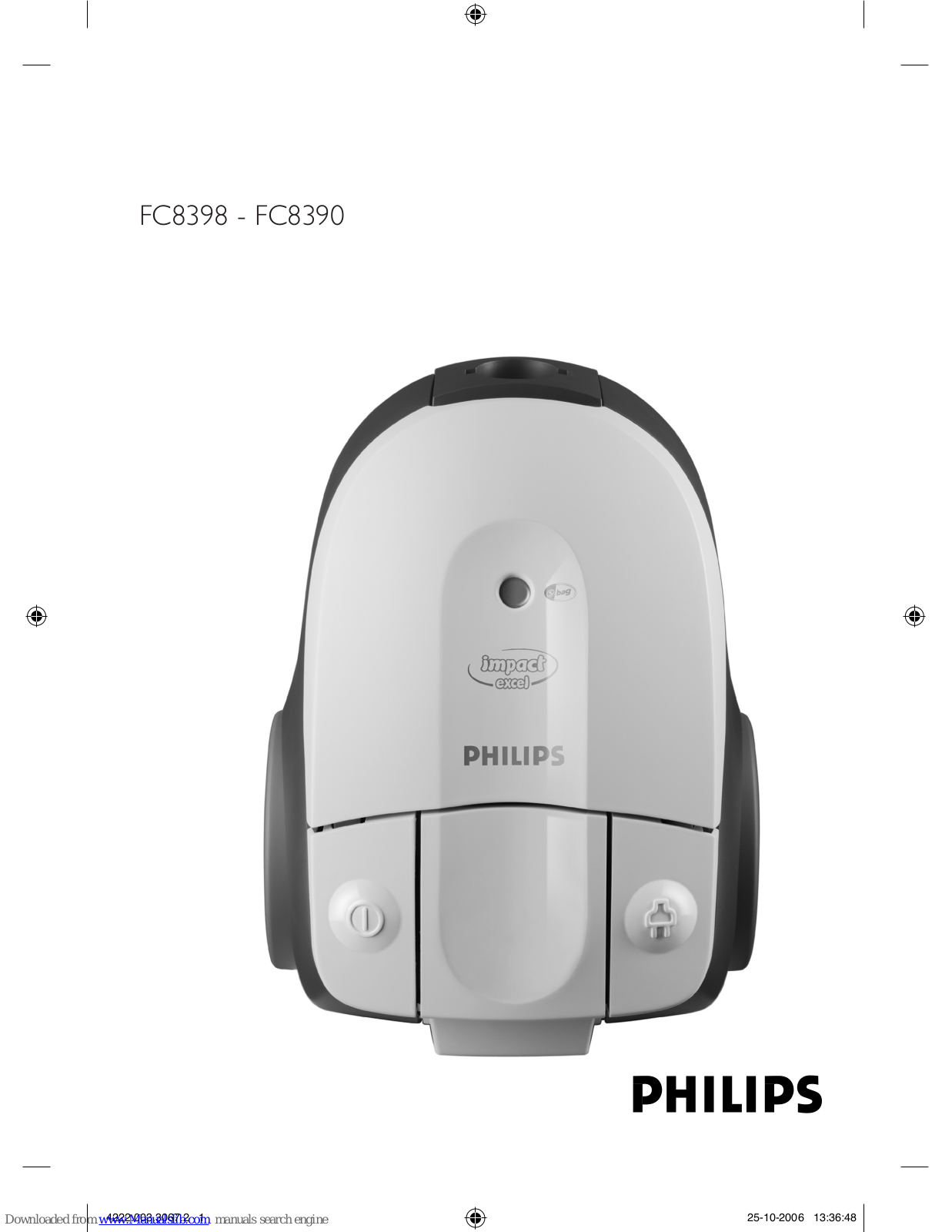 Philips FC8397/02, FC8396/02, FC8396/01, FC8394/01, FC8392/01 User Manual - ManualMachine.com