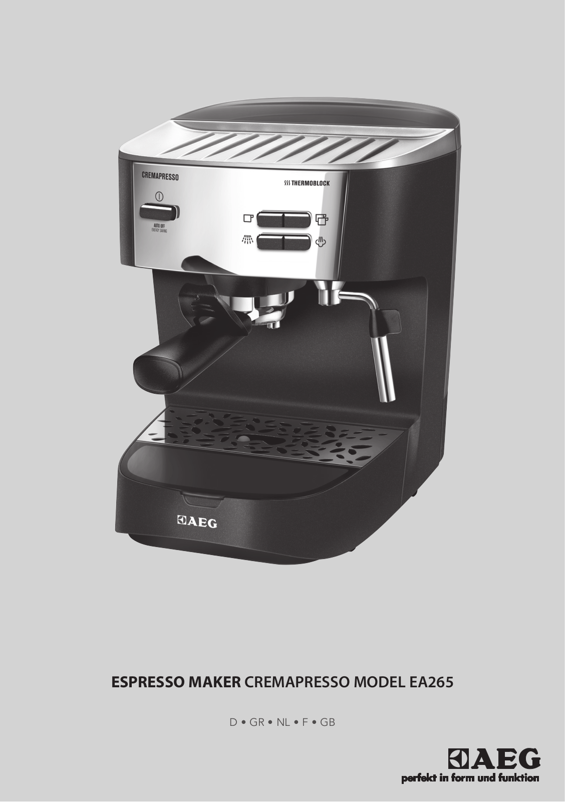 AEG EA255 User Manual