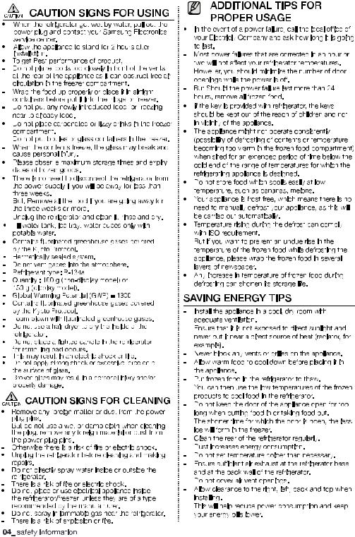 Samsung RT54MBPN, RT63PBSL, RT59FBPN1 User manual