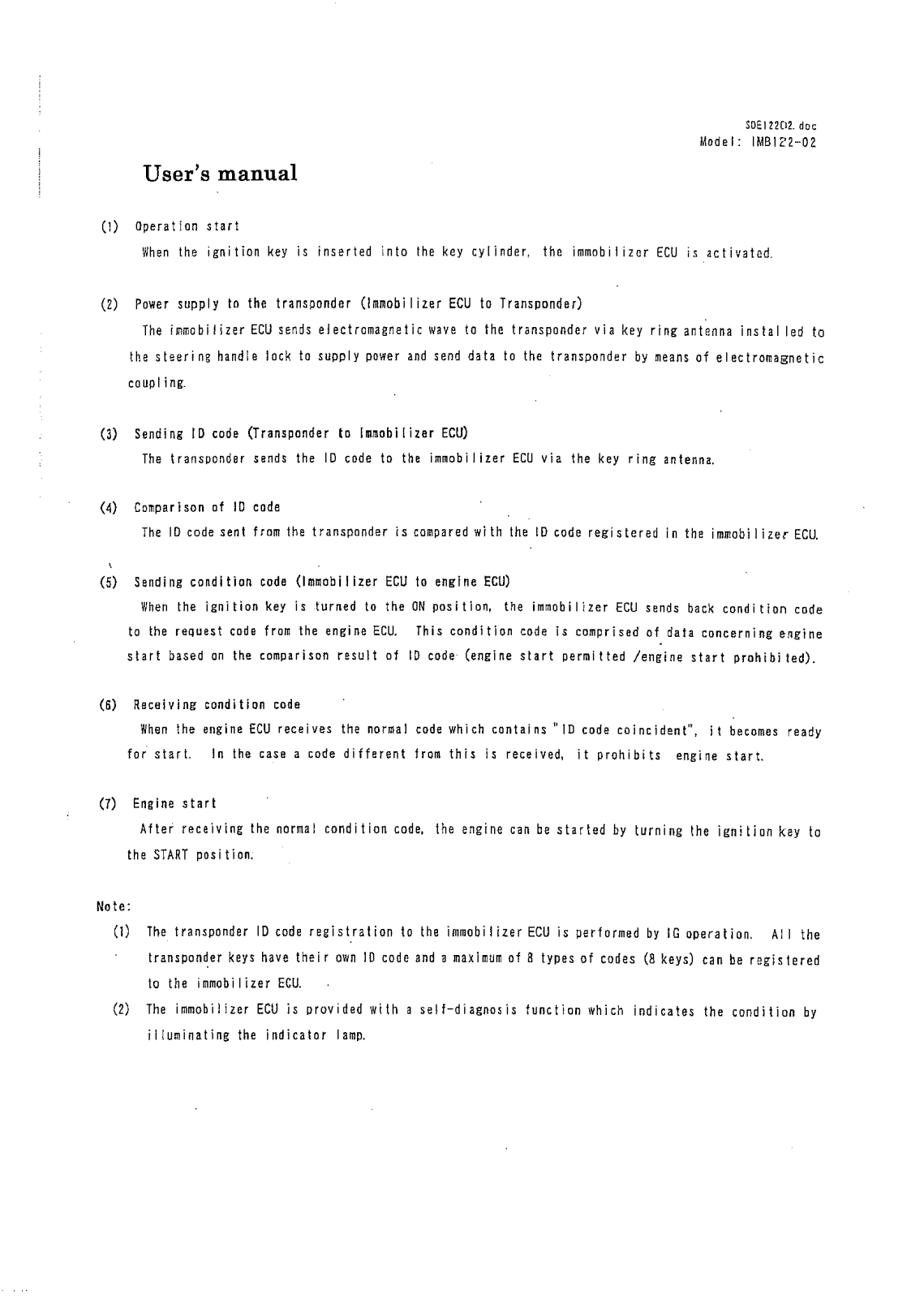 Mitsubishi Electric X1T143IMB12202 User Manual