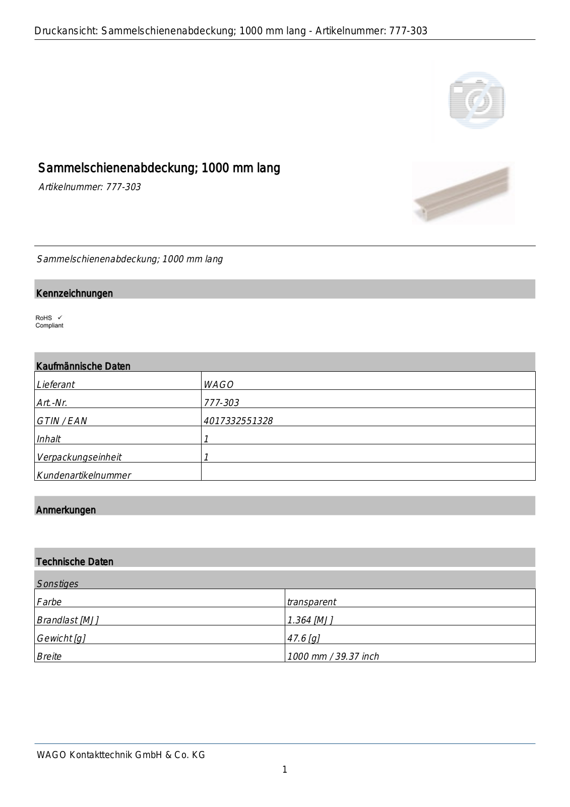 WAGO 777-303 Datasheet - ManualMachine.com