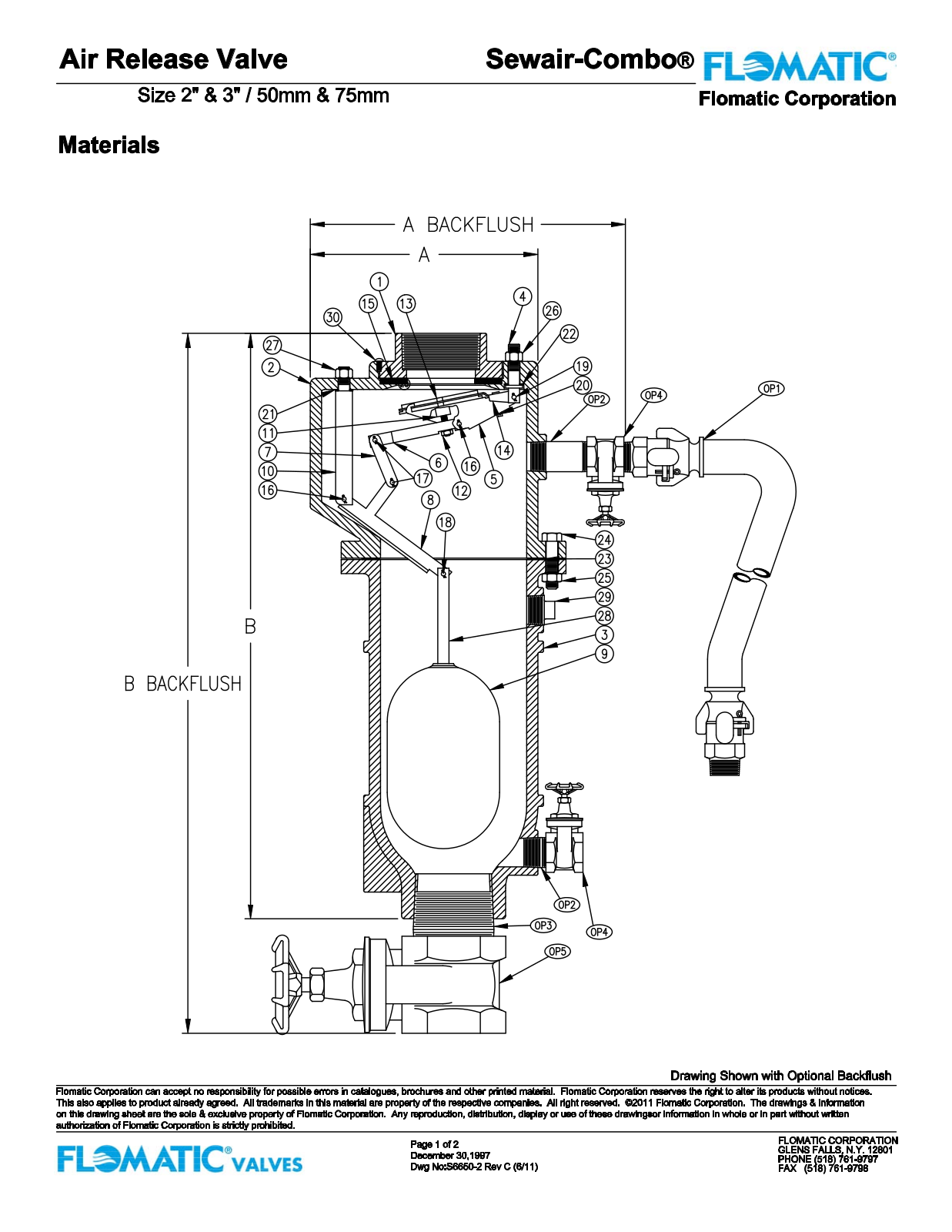 Flomatic Sewair-Combo Shematics - ManualMachine.com