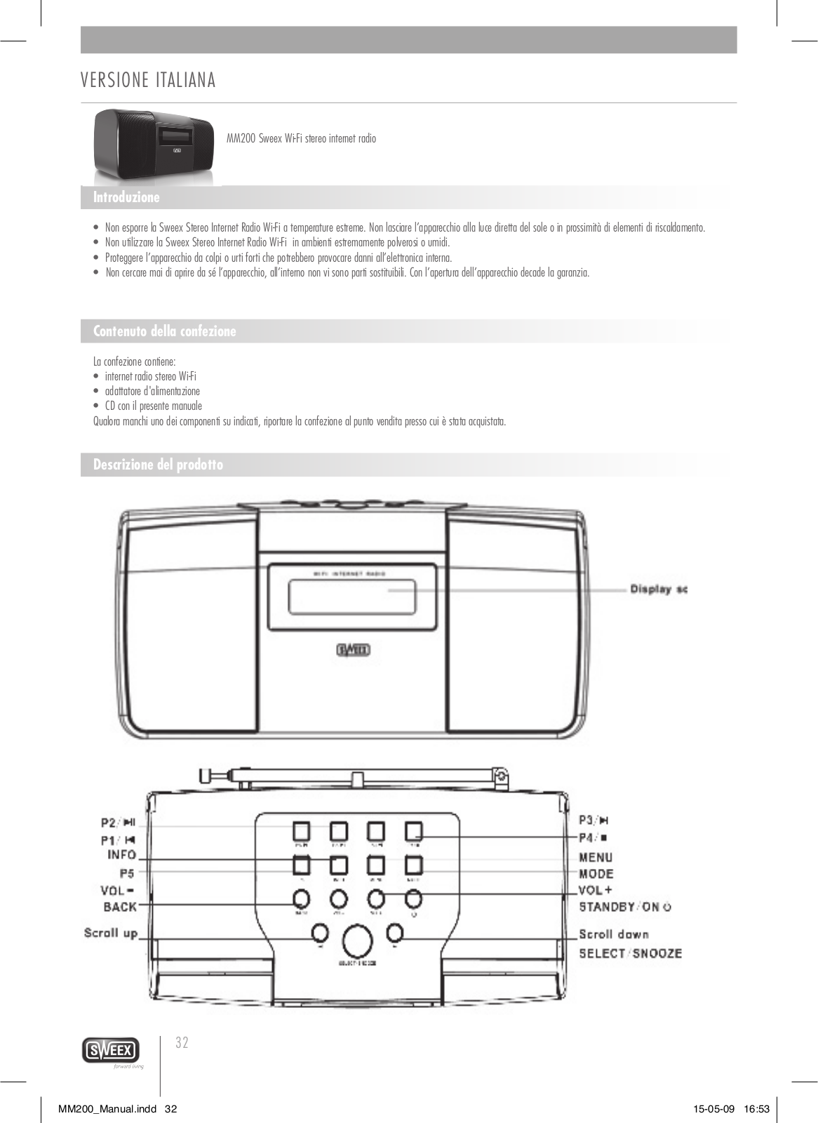 Sweex MM200 QUICK START GUIDE