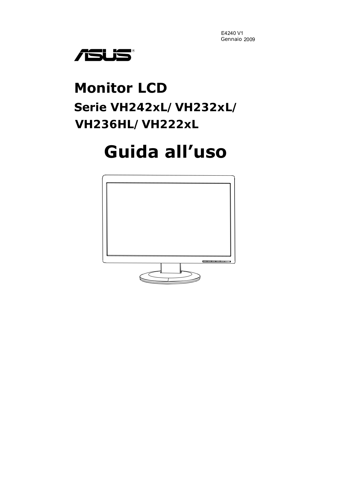 Asus VH222TL, VH232HL, VH242TL, VH236HL, VH242HL User Manual