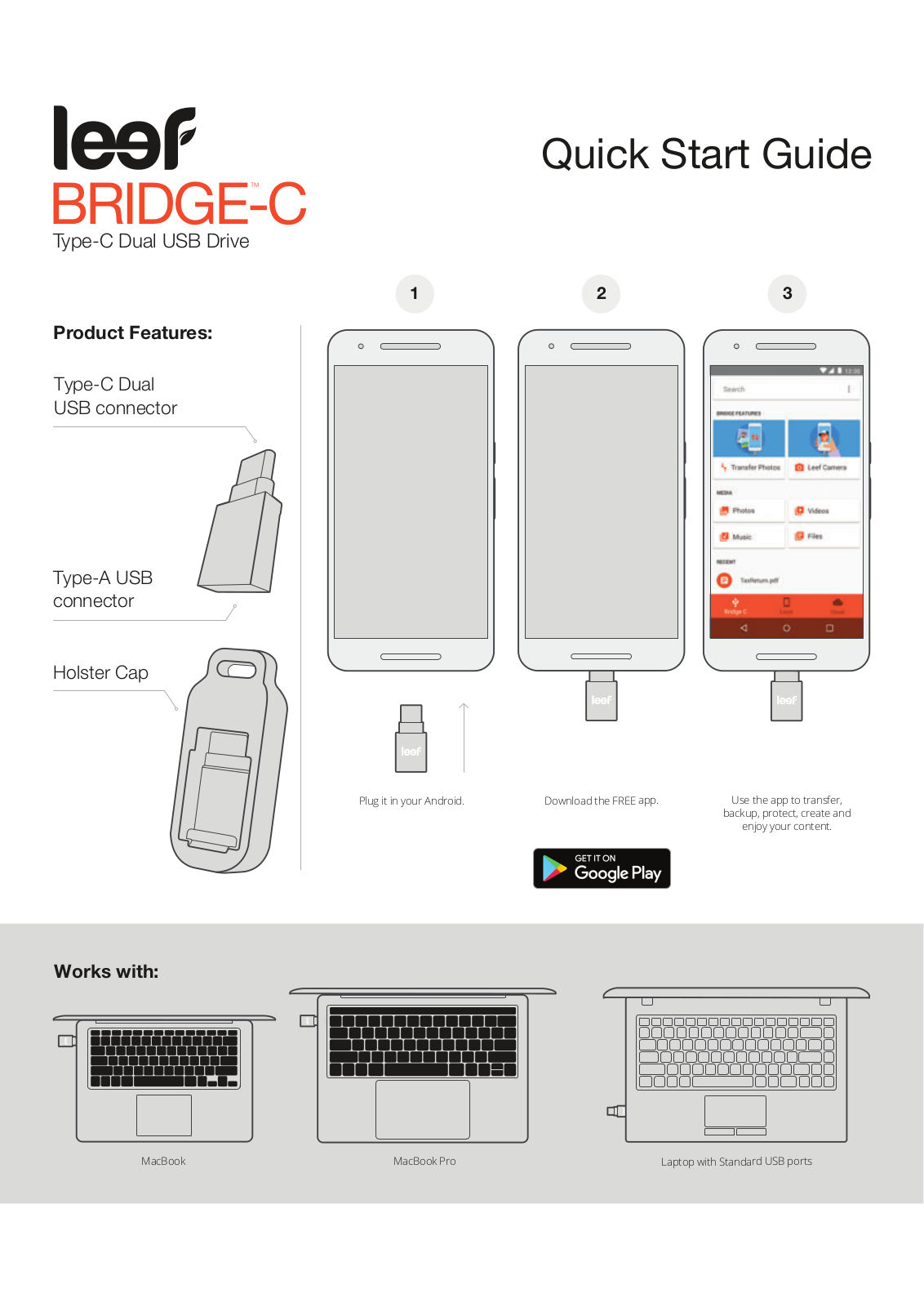 Leef Bridge-c User Manual