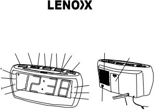 Lenoxx CR-85 User Manual