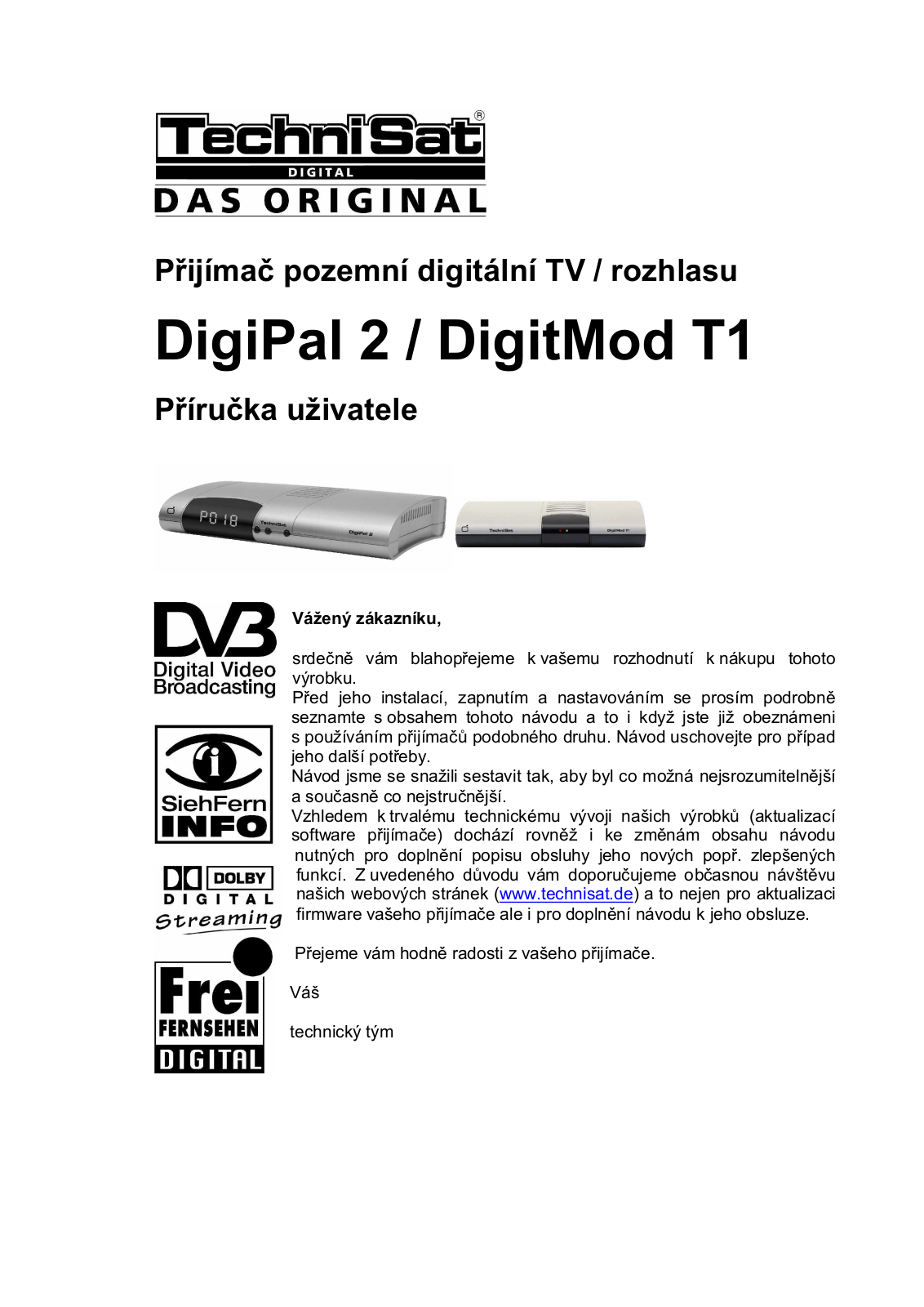 TechniSat DigitMod T1 User Manual