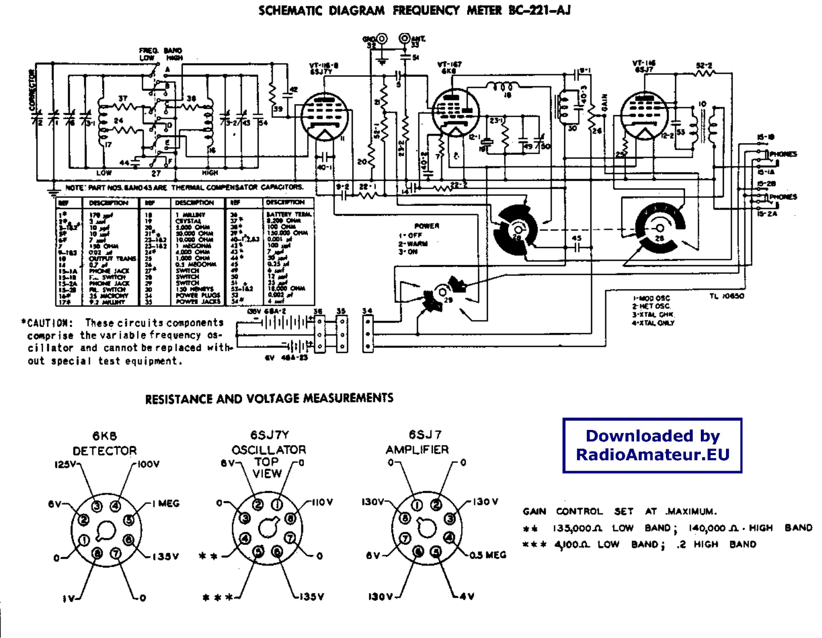 Pozosta BC-221J Schematic