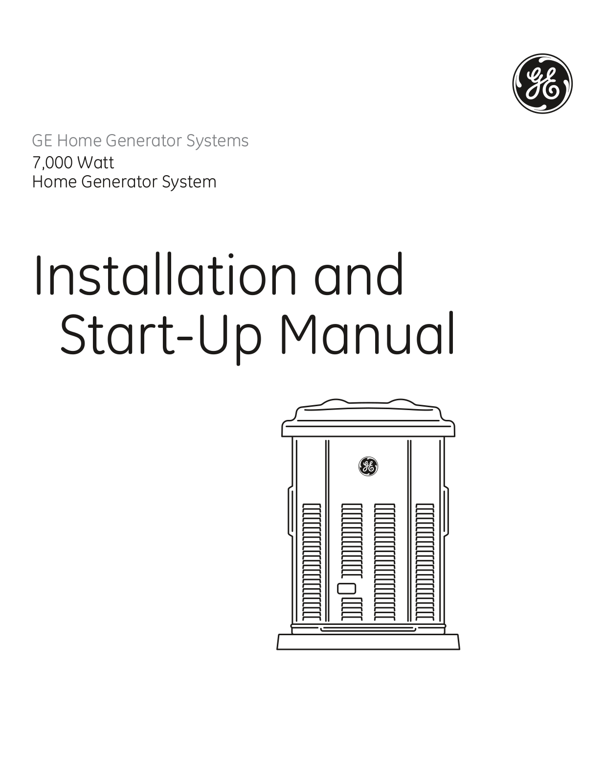 GENERAL ELECTRIC HGS User Manual