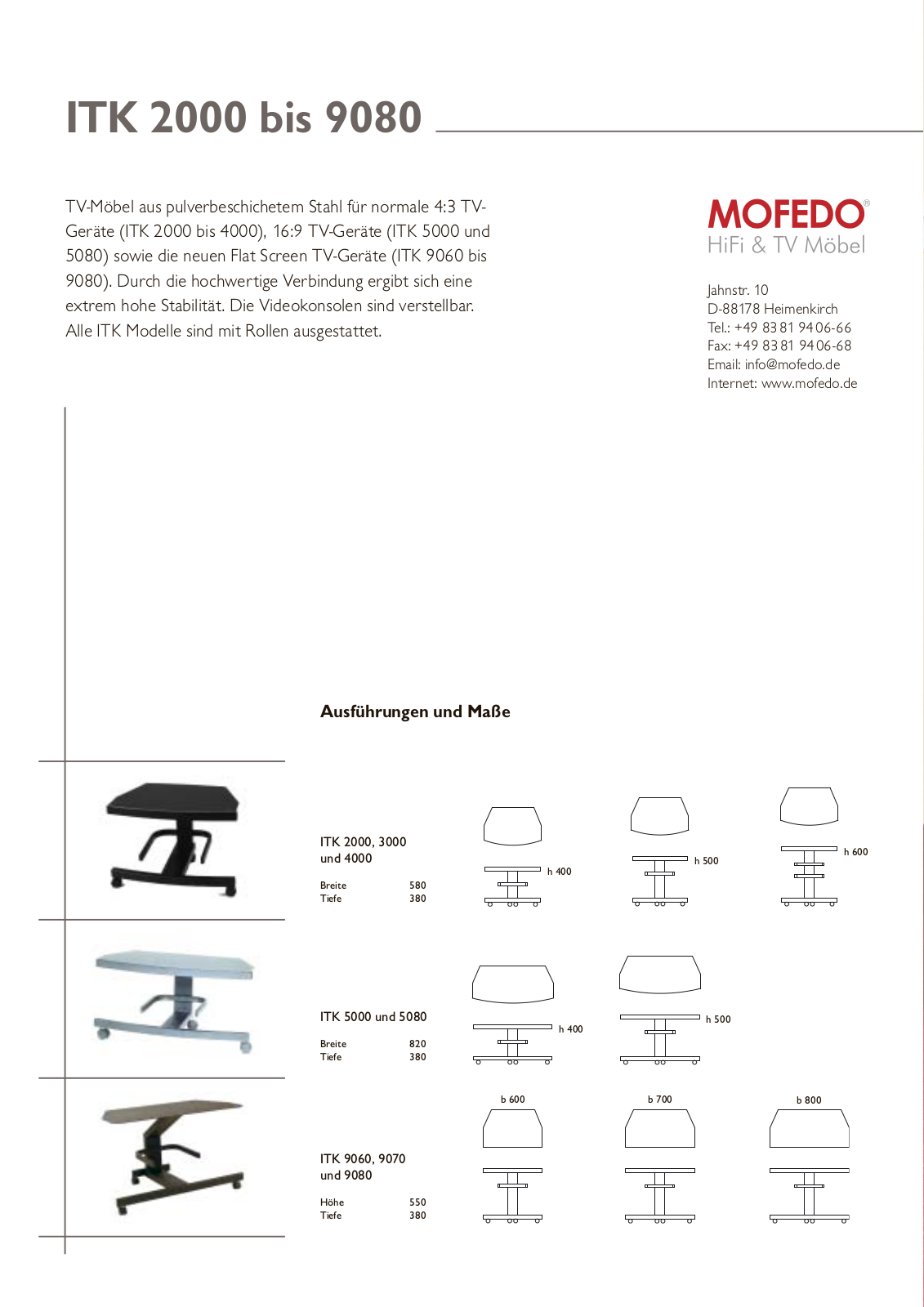 Mofedo ITK-2000 Brochure