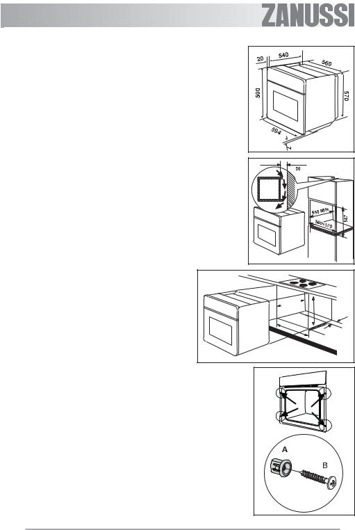 Zanussi ZOB481WQ User Manual