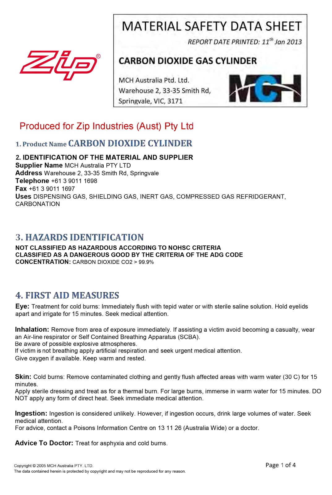 Zip HT1760-93179 Datasheet