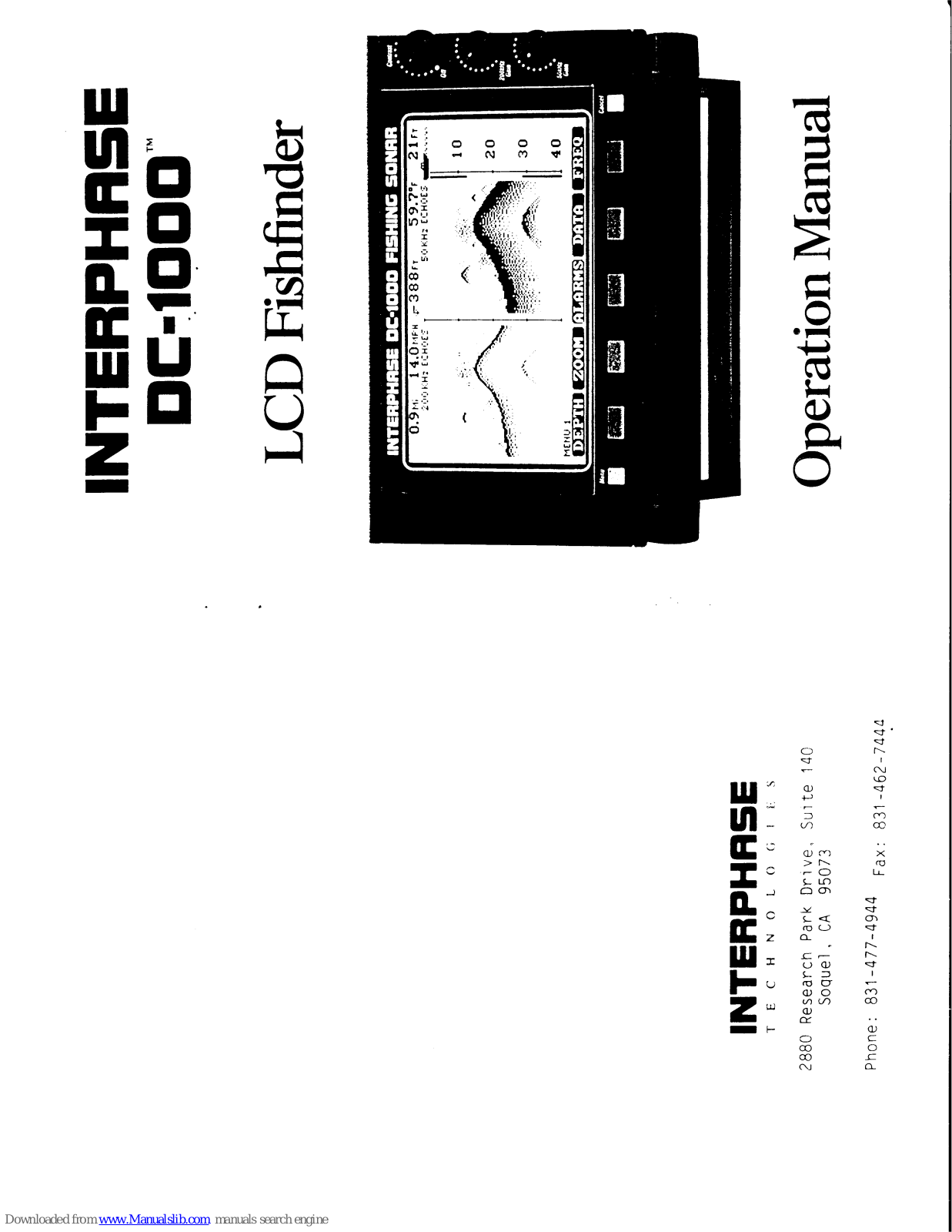 Interphase DC-1000 Operation Manual - ManualMachine.com