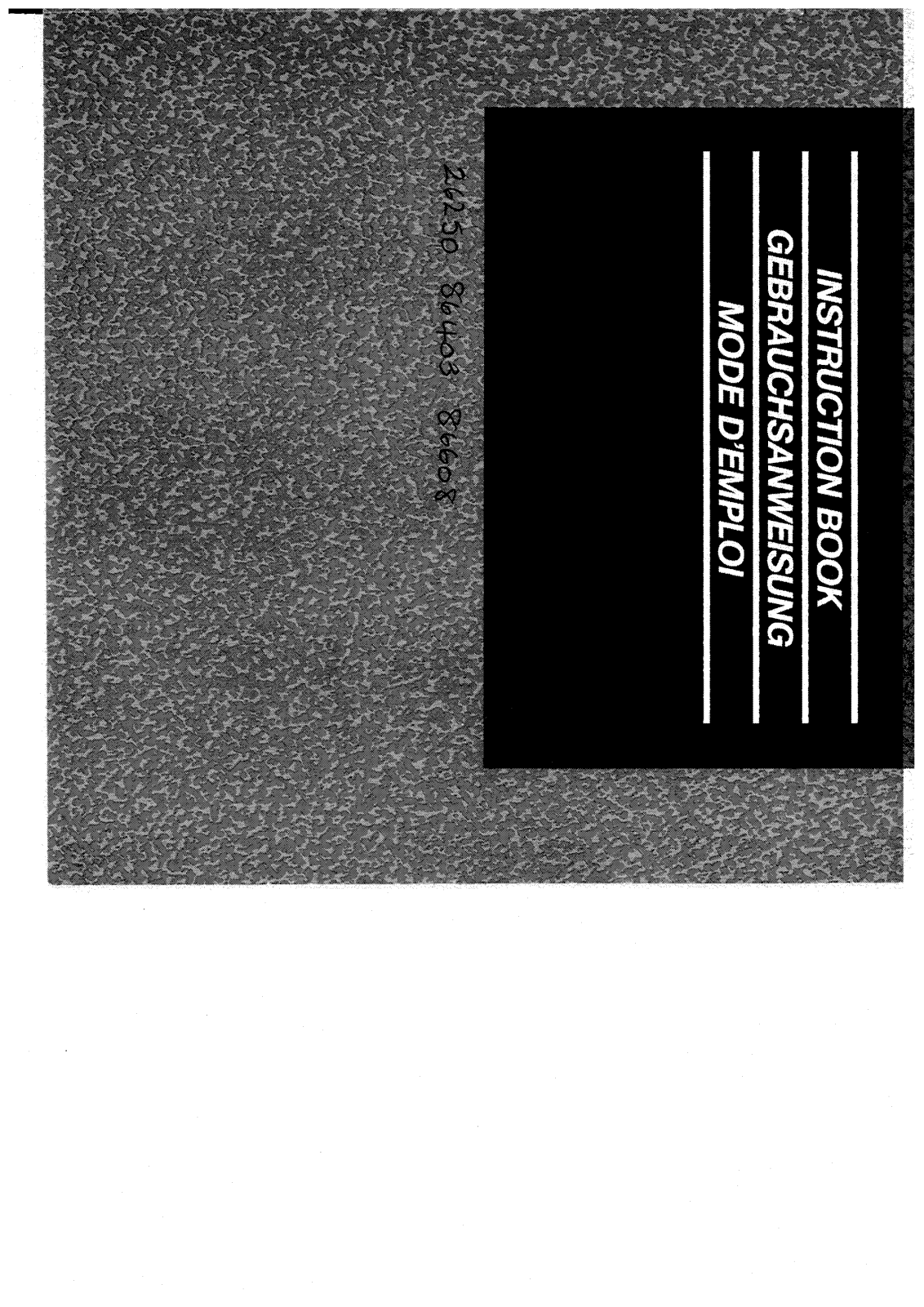 Creda HB86608 User Manual