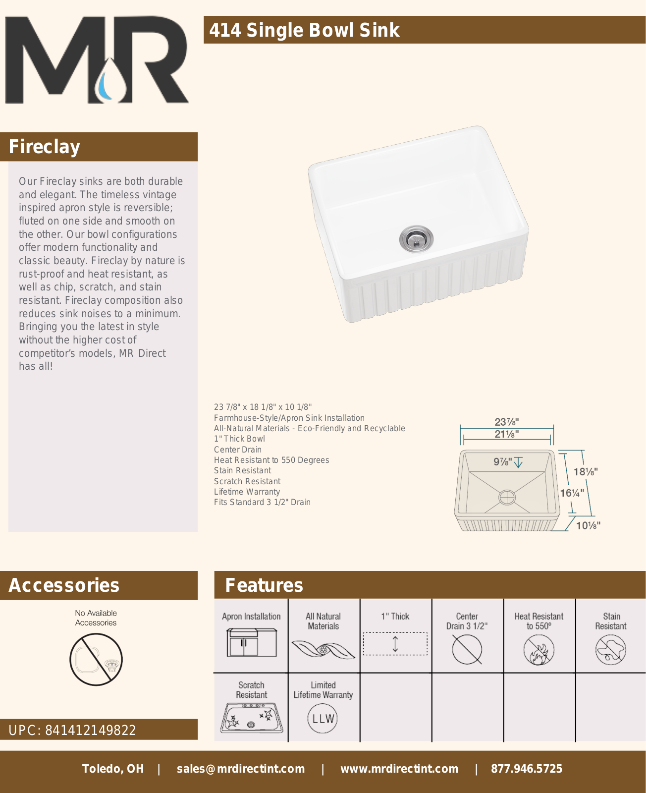 MR Direct MRDR2141 Specifications - ManualMachine.com