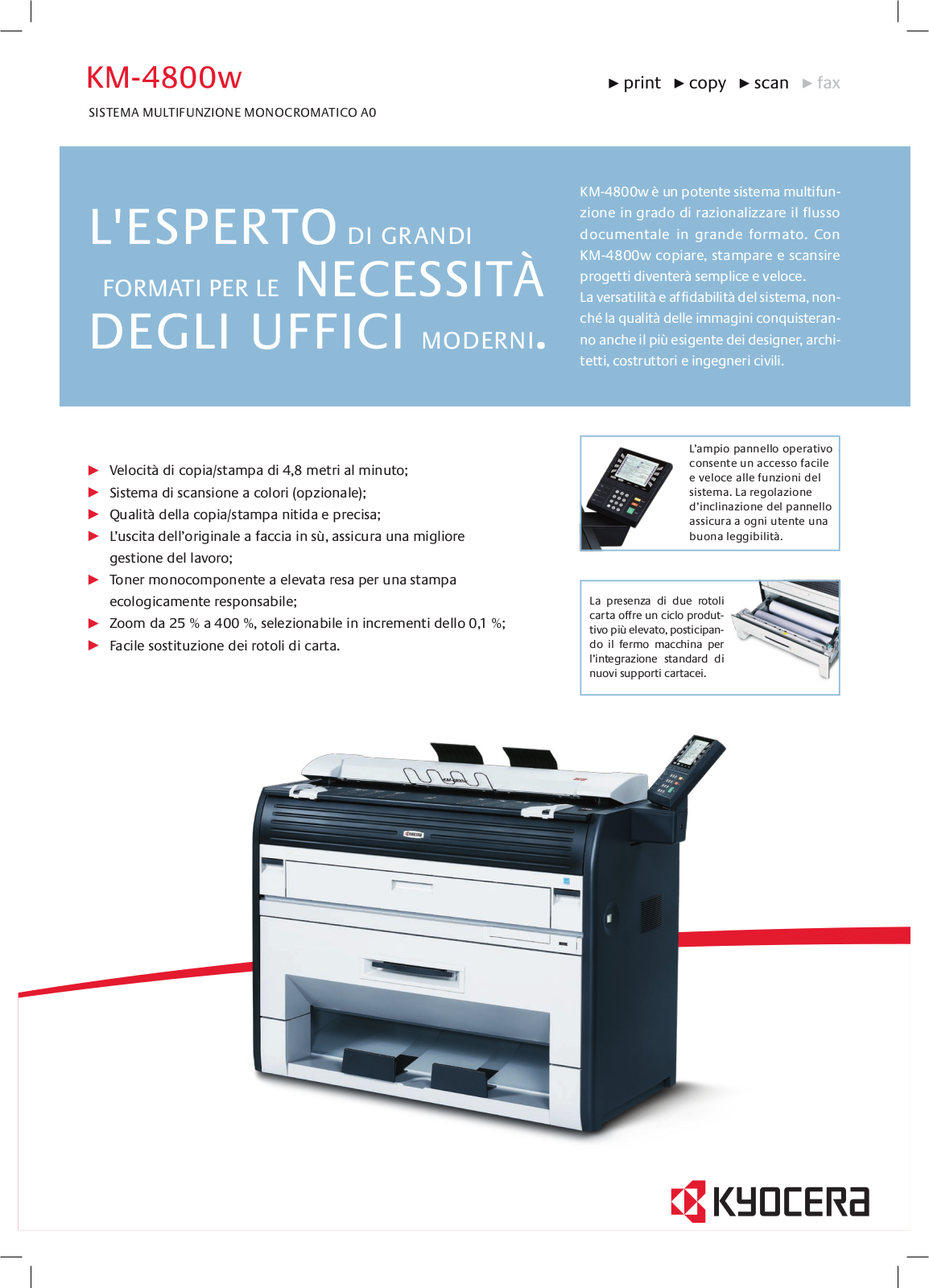 Kyocera KM-4800W Brochure