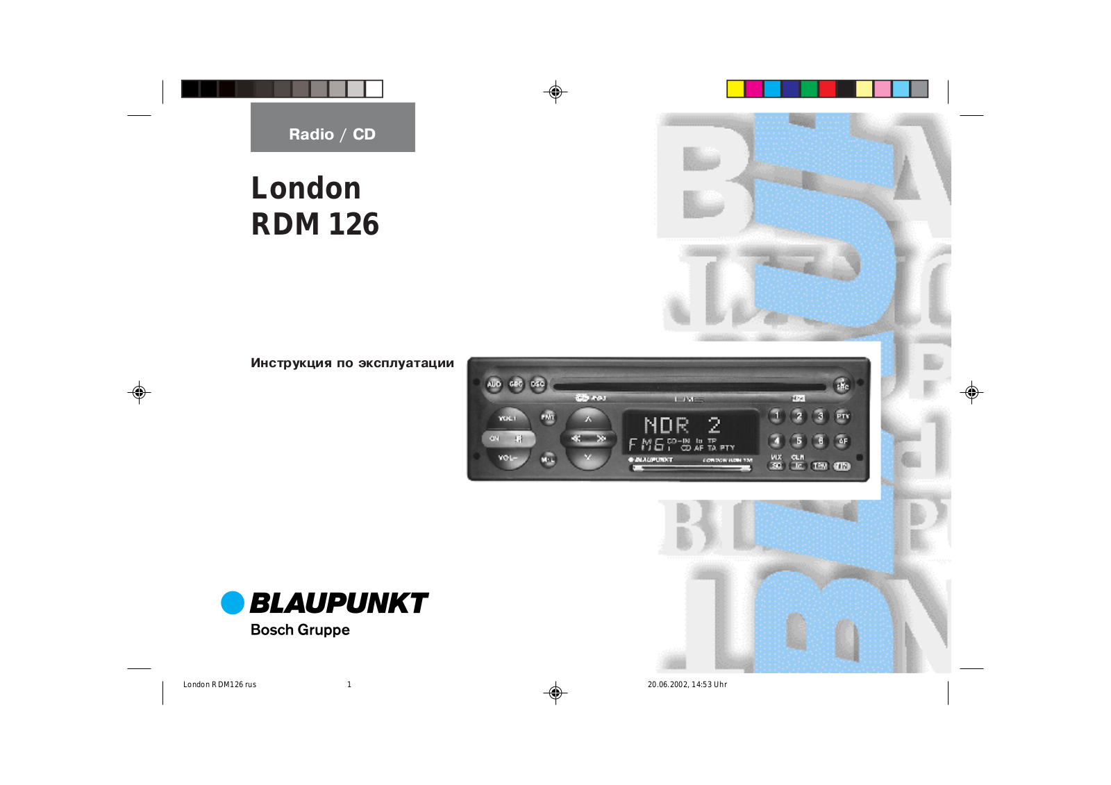 Blaupunkt LONDON RDM 126 User Manual