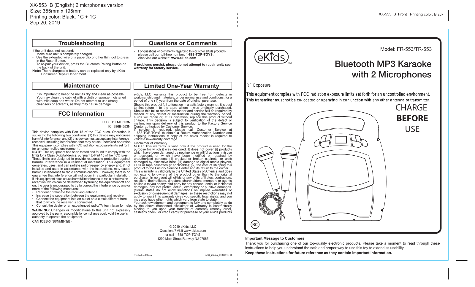 SDI Technologies 553N User Manual