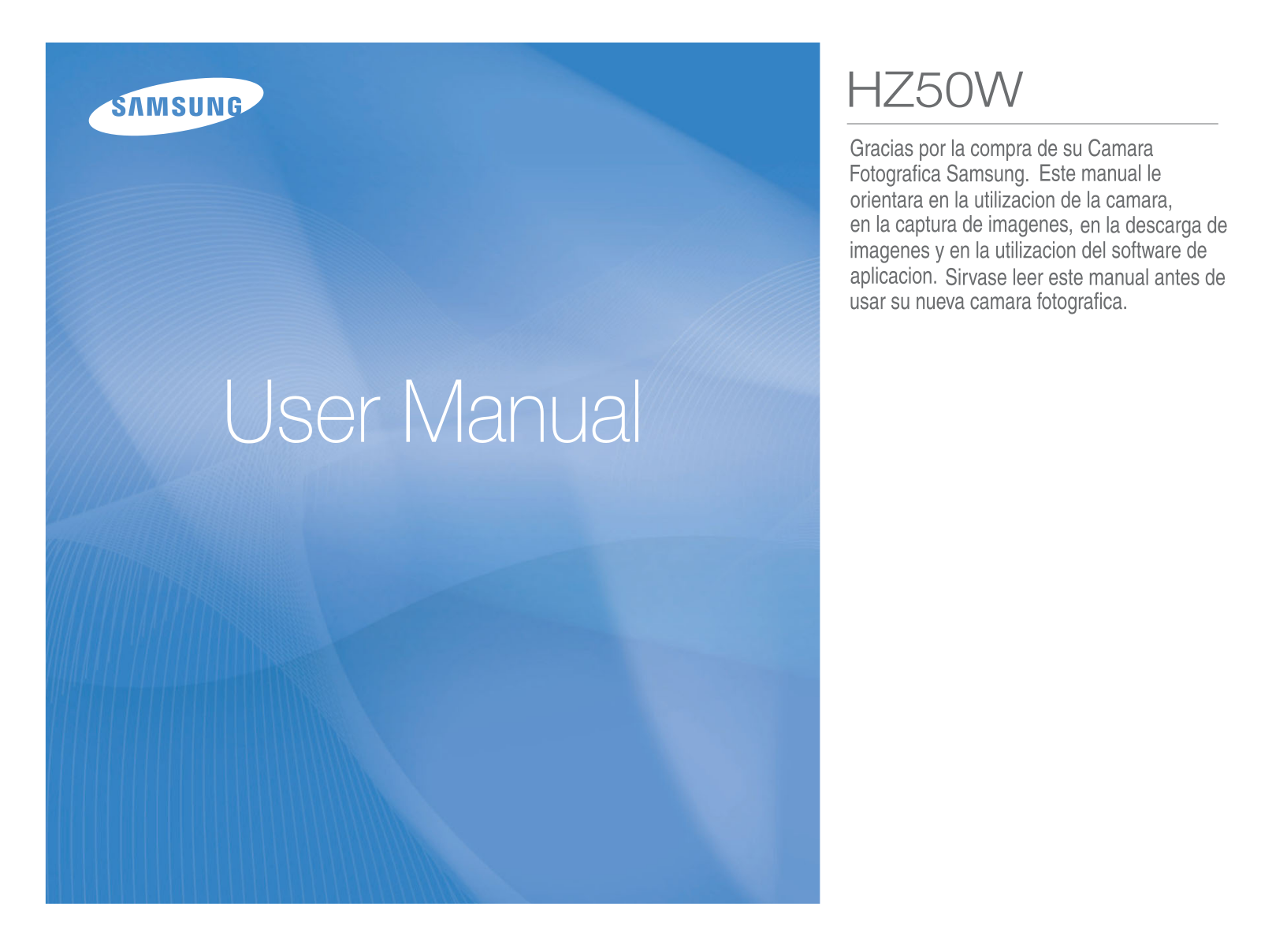 Samsung HZ50W User Manual