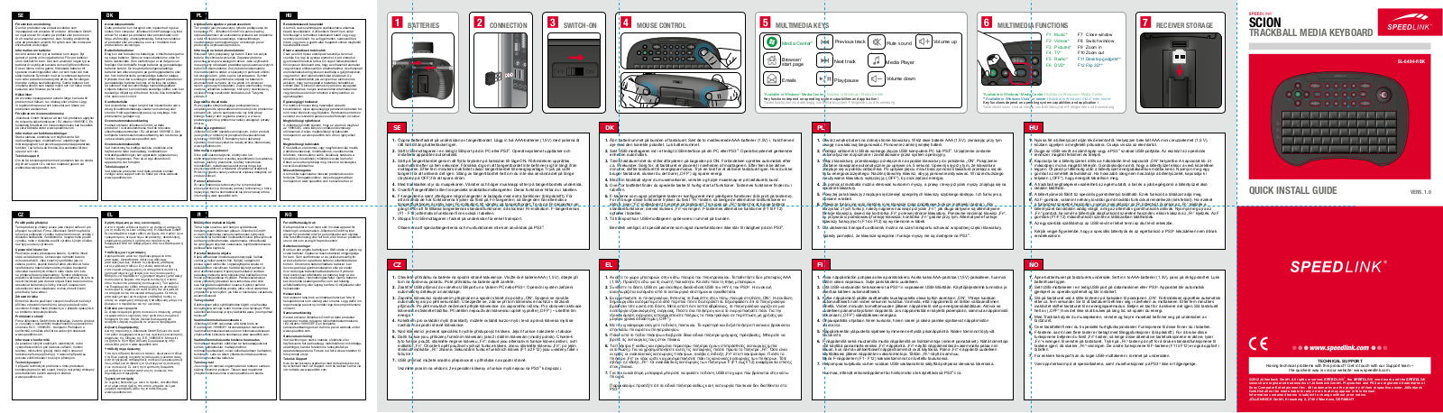 Speedlink SL-6494 User Manual