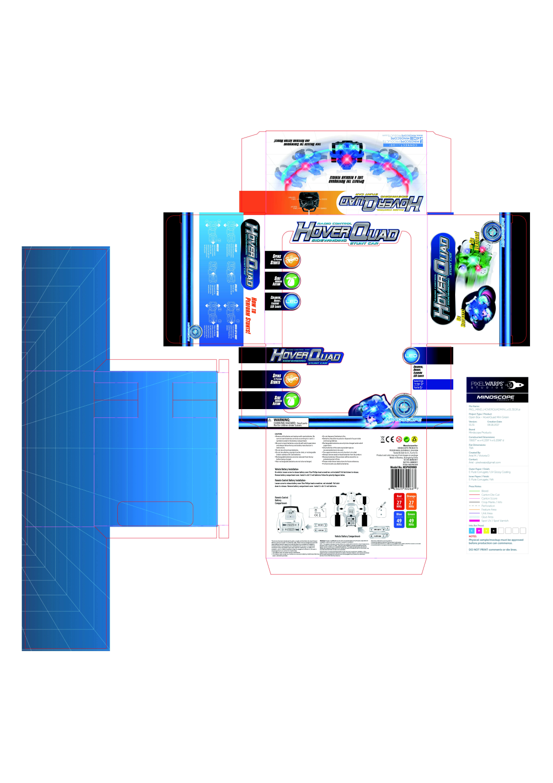 Mindscope MSPHOVMD, MSPHOVMC User Manual