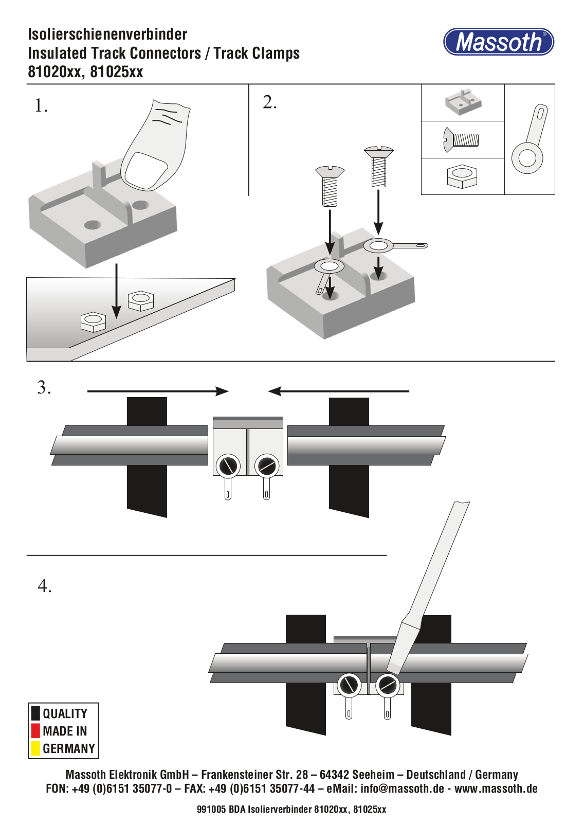 Massoth 8102520 User guide - ManualMachine.com