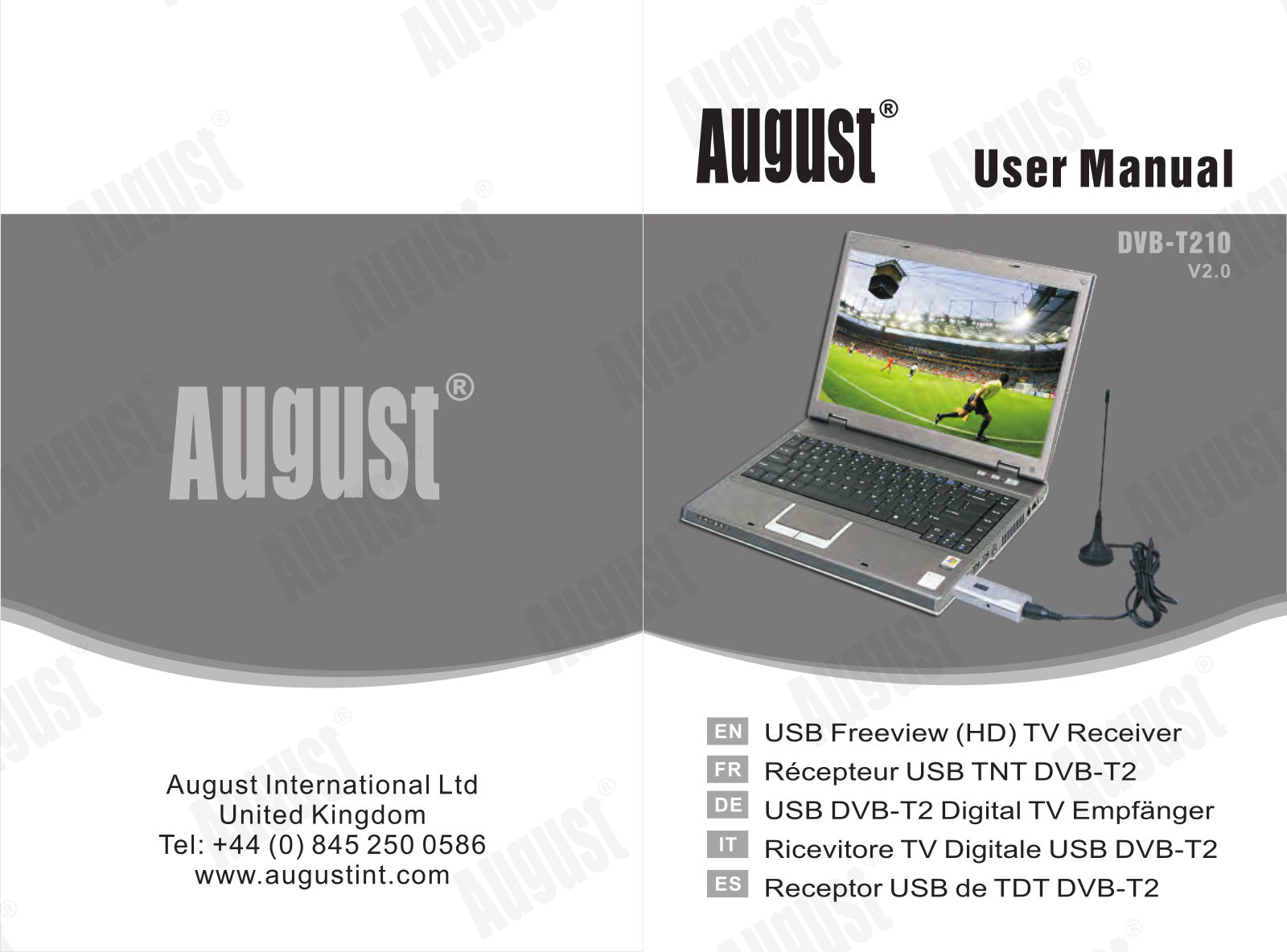 August DVB-T210 User guide