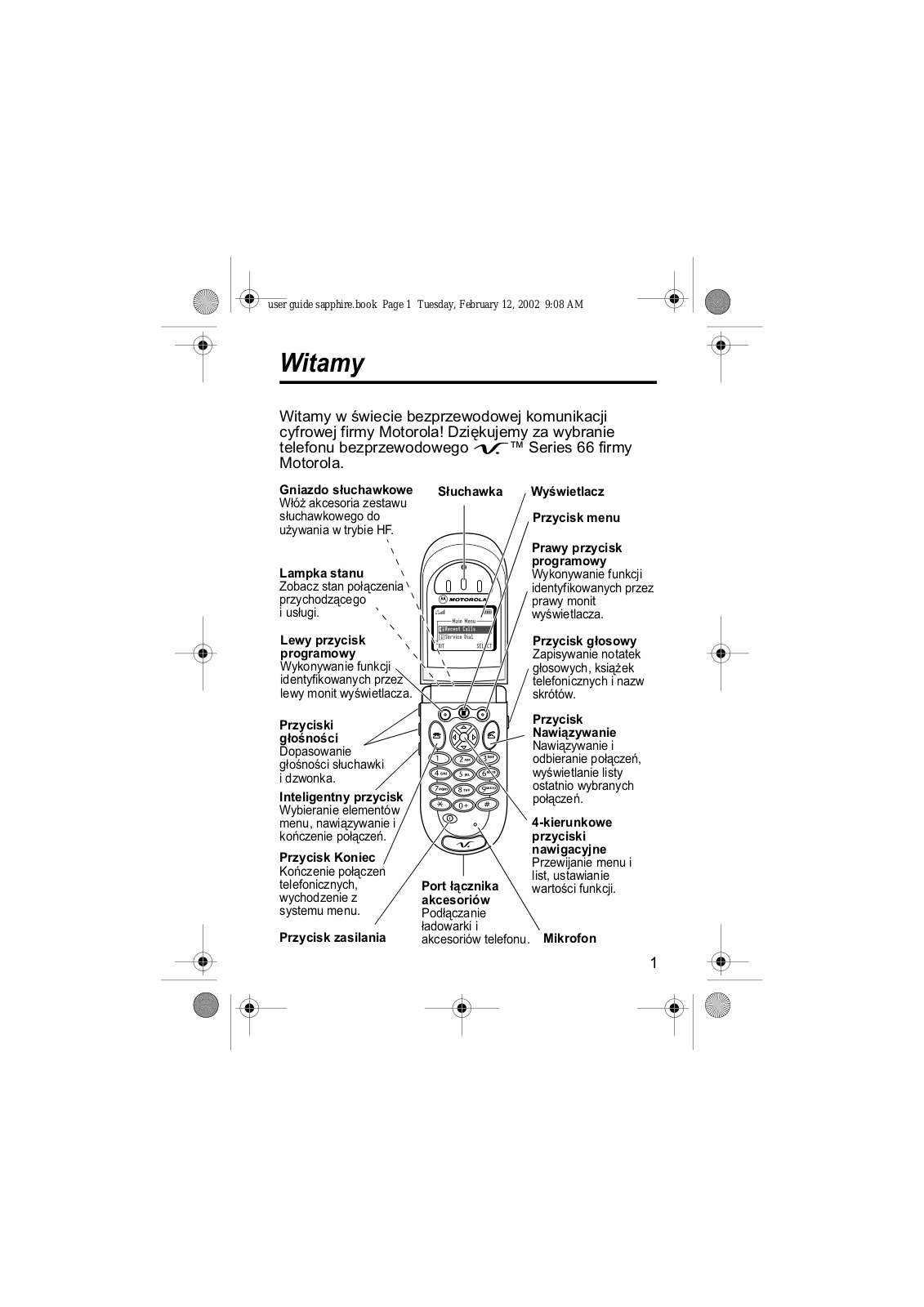 Motorola V66 User Manual