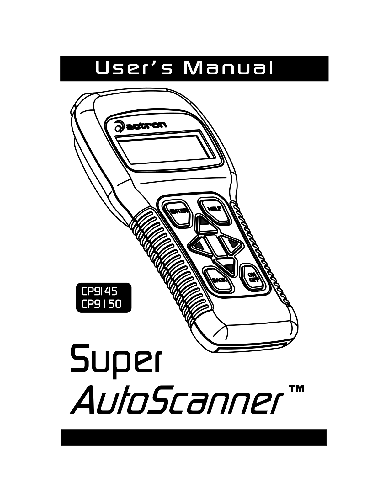 Actron CP9150, CP9145 User Manual